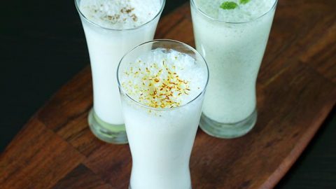 Lassi Recipe Sweet Salty Mint Swasthi S Recipes