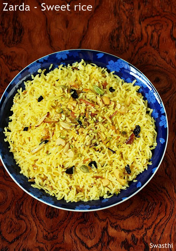 Zarda recipe (Sweet rice recipe)