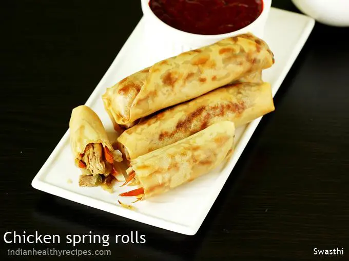 chicken spring rolls