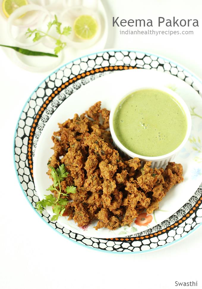mutton keema pakora