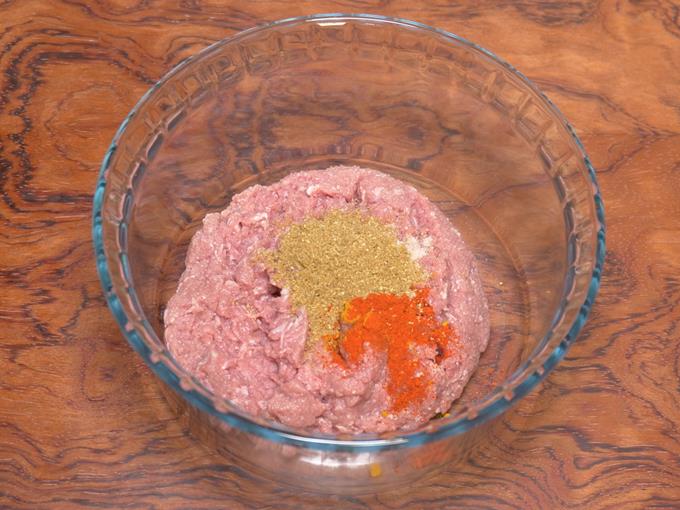 add in chili powder, garam masala, turmeric