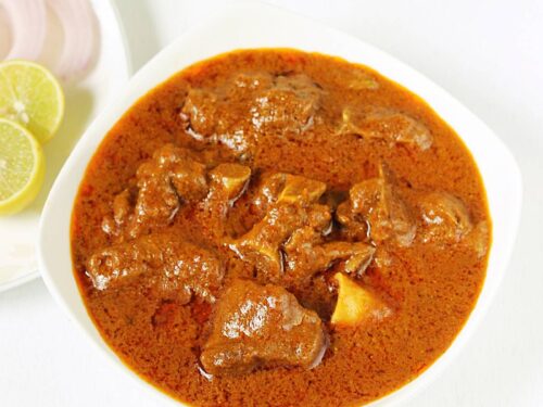 Mutton korma also known as goat korma
