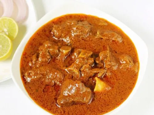 Mutton korma also known as goat korma