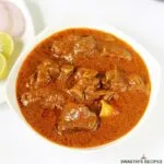 Mutton Korma Recipe made with goat meat
