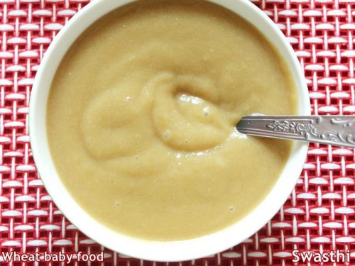 Wheat porridge recipe for babies 