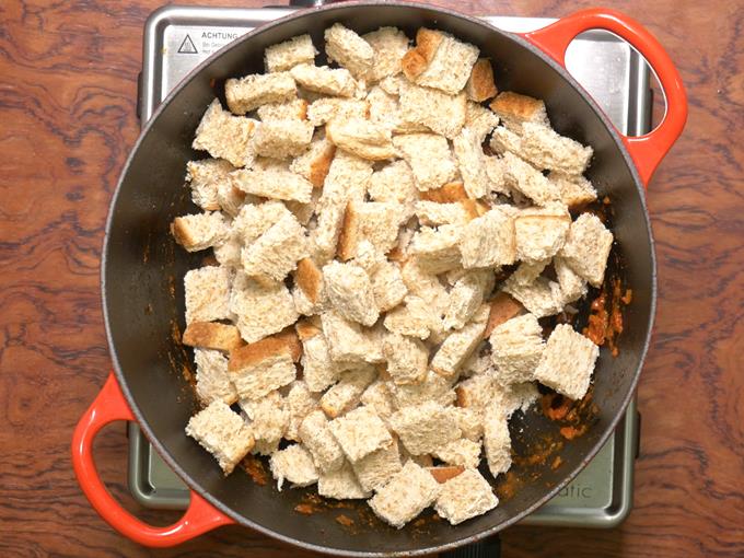 Spicy Bread Masala Recipe   Swasthi s Recipes - 49