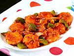 Chilli prawns recipe   Swasthi s Recipes - 39