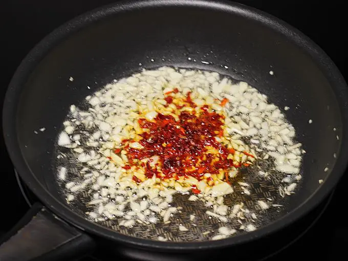 add red chili flakes