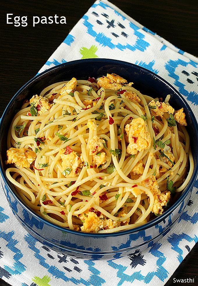 Egg spaghetti (Scrambled egg pasta)