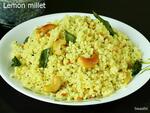 lemon millet rice recipe