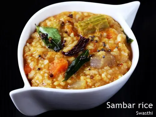 sambar rice recipe
