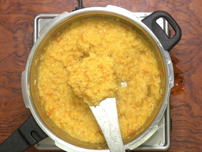 soft cooked khichdi