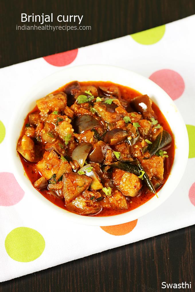 Brinjal curry (Eggplant curry)