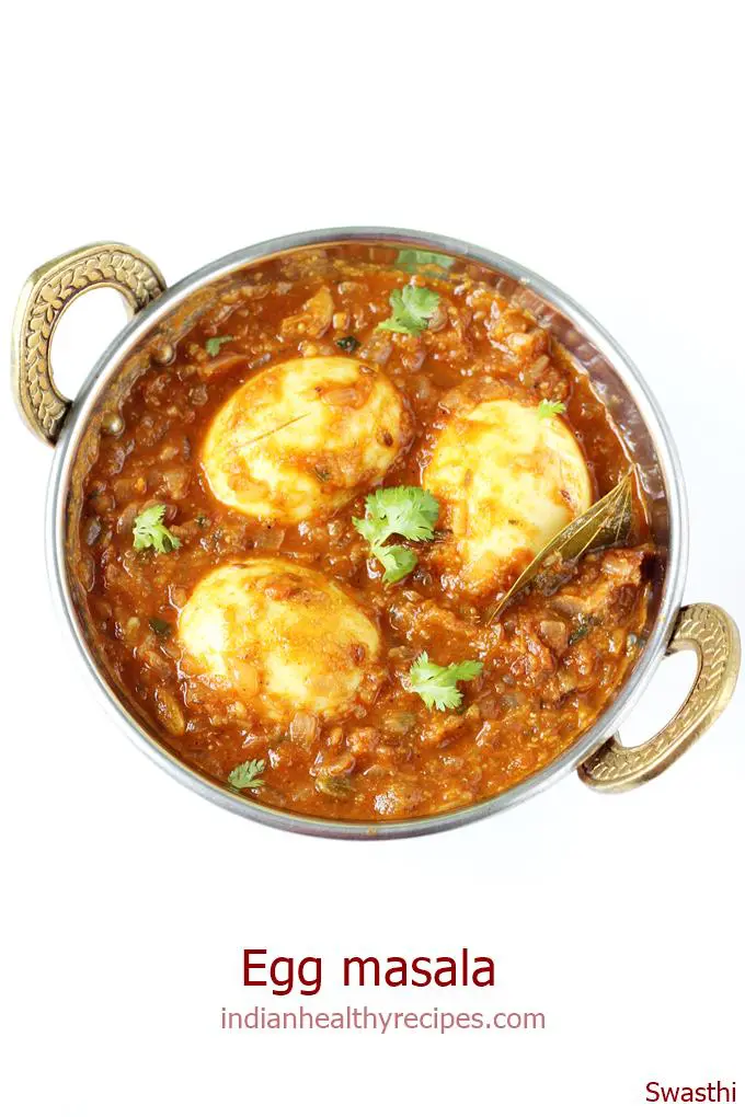 egg masala for biryani, chapathi or pulao