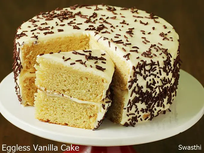 eggless vanilla cake recipe