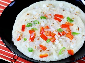 Instant rava uttapam recipe | Instant suji uttapam ...