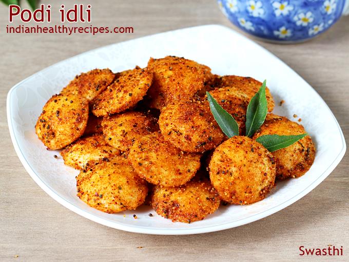 Podi Idli Recipe (Podi Mini Idli) - Swasthi's Recipes