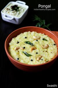 Ven pongal recipe | How to make Khara pongal