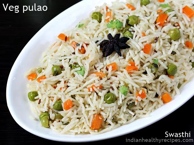 veg pulao recipe vegetable pualo pulav 