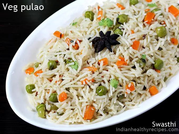 veg pulao recipe vegetable pualo pulav
