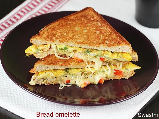 Bread omelette sandwich