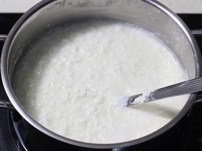 curdled milk to make kalakand