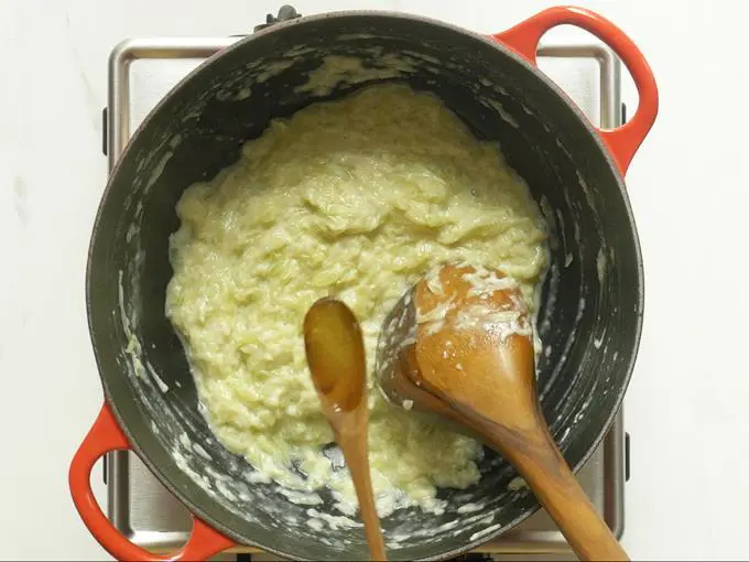 pouring ghee
