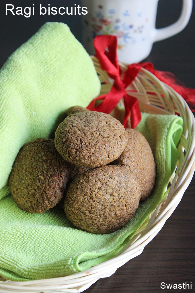 Ragi Cookies | How to Make Coconut Ragi Cookies