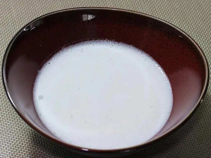 fermented dosa batter in a bowl