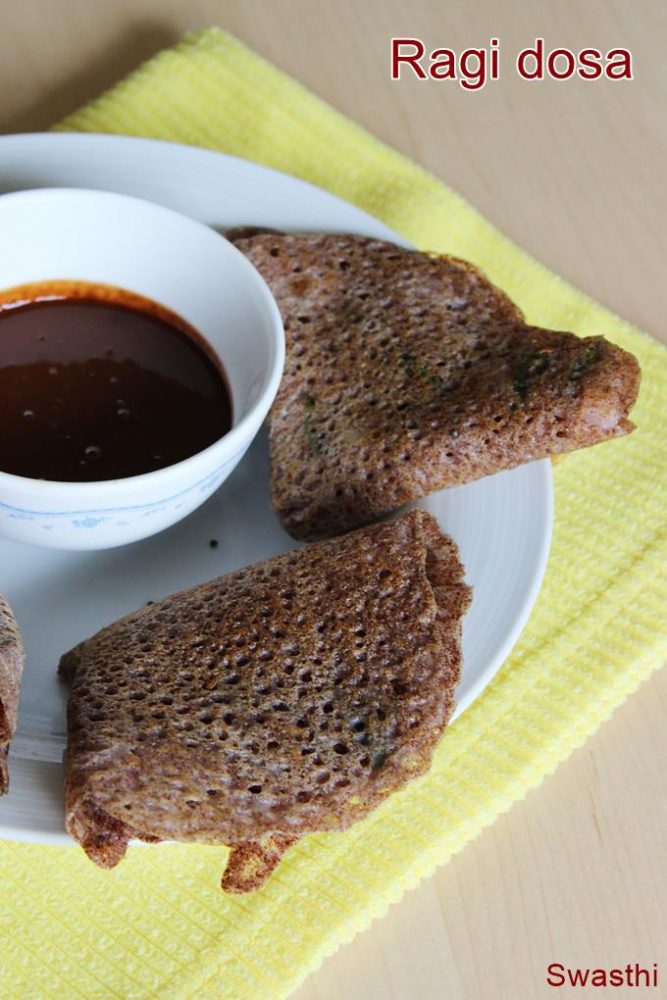 Ragi dosa recipe How to make ragi dosa in 3 ways