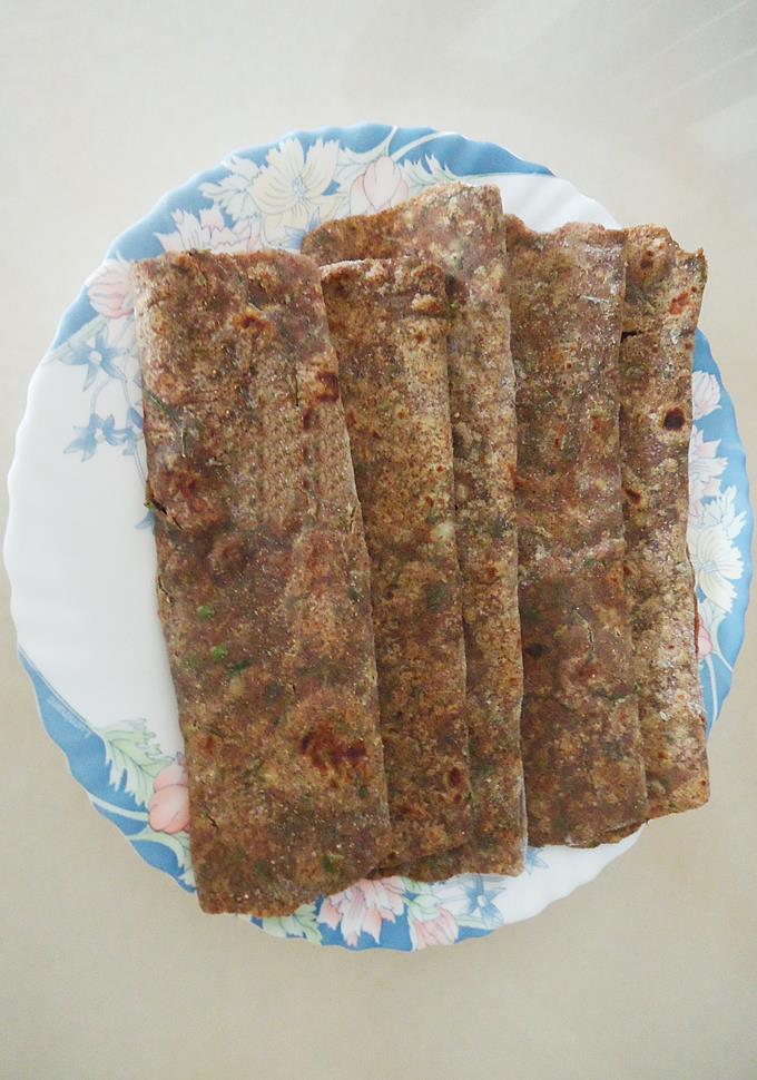 ragi paratha recipe