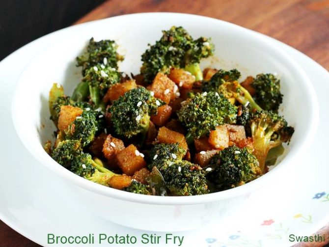 Broccoli stir fry recipe Broccoli curry recipe Indian broccoli recipes