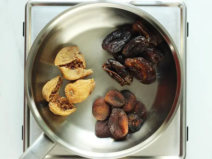 dates, apricots and figs