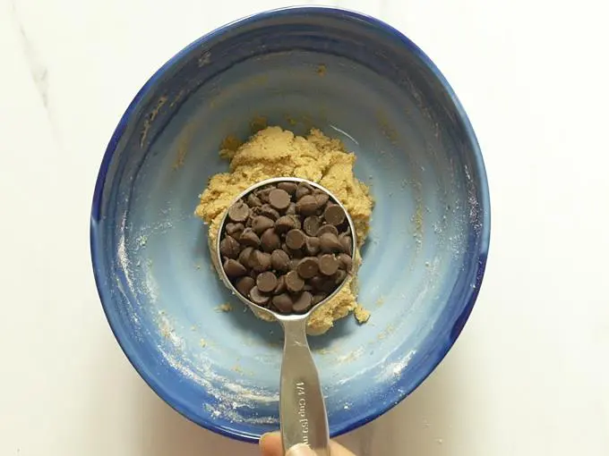 Add  chocolate chips