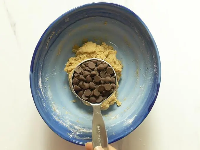 Add chocolate chips