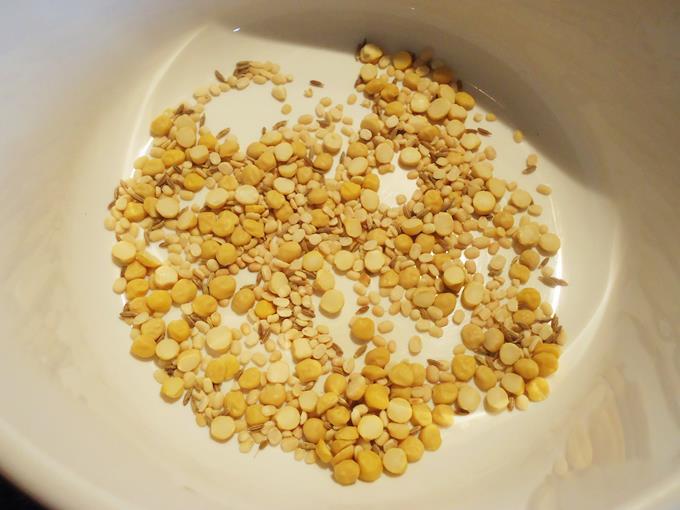 Dry roast dals