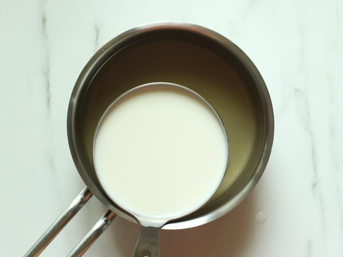 pour milk