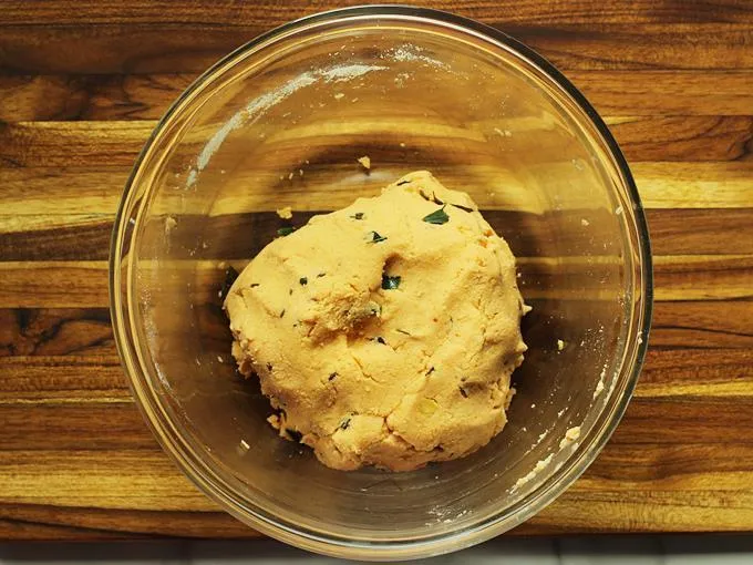 Taste the dough and add more salt if needed.