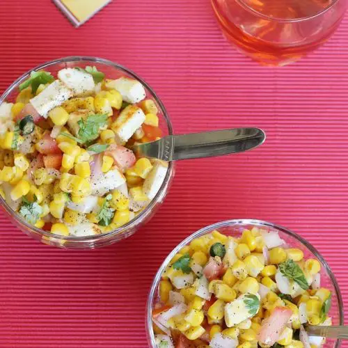 Sweet corn chaat