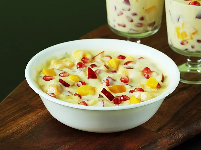 fruit custard recipe