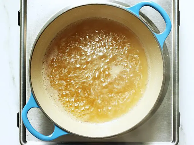 boiling sugar syrup