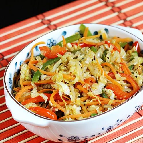 cabbage stir fry