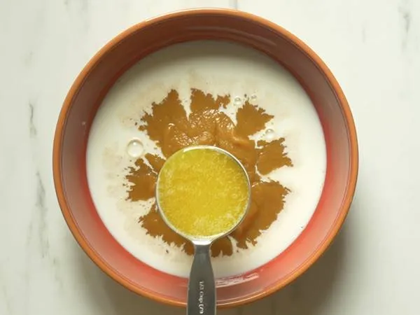 Melt butter