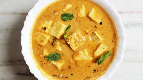 Shahi Paneer Recipe How To Make Shahi Paneer Swasthi S Recipes