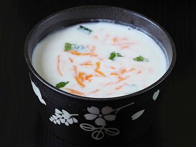 carrot raita