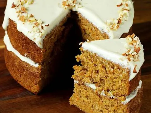 eggless carrot cake