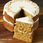 eggless carrot cake recipe