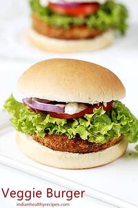 veg burger recipe