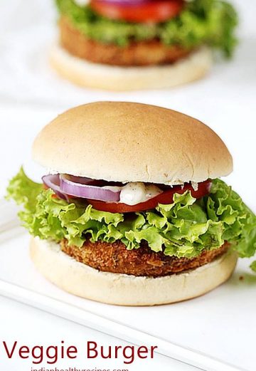 veg burger recipe