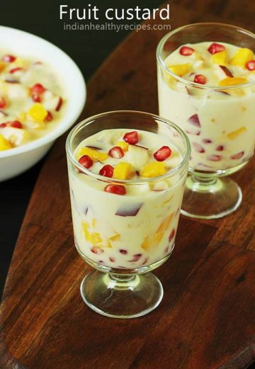fruit custard recipe